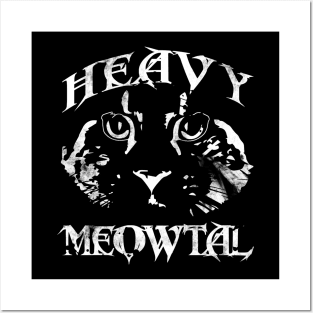 Heavy Meowtal - Cat Cats Heavy Metal Posters and Art